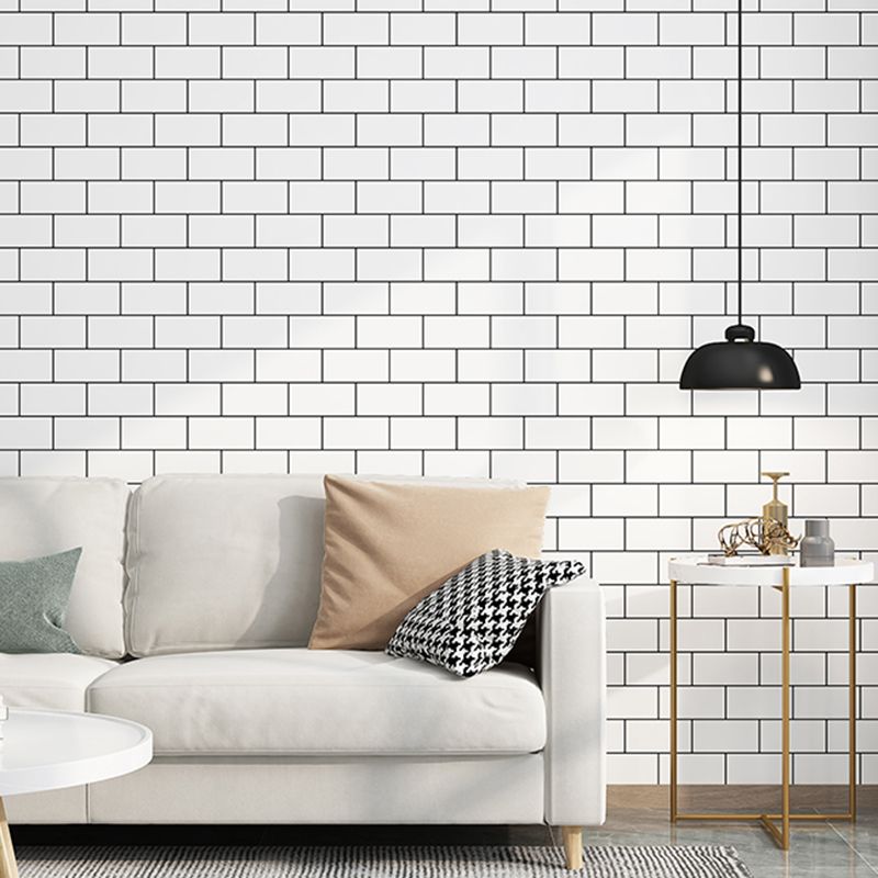Sikunuo | PVC Peel and Stick Wall Tile Modern Peel & Stick Mosaic Tile