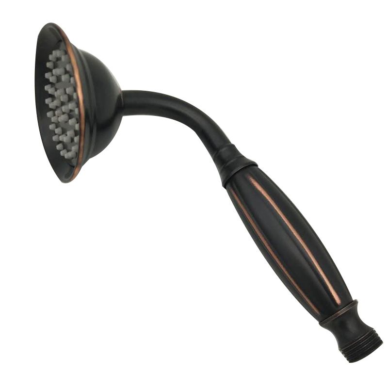 Sikunuo | Traditional Handheld Shower Head with Hose Polished Brass Wall Mounted Shower Head