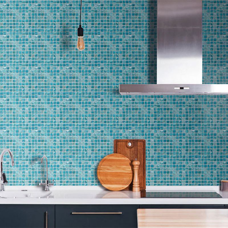 Sikunuo | Peel and Stick Mosaic Tile Waterproof Square Peel and Stick Tile for the Kitchen 20-Pack