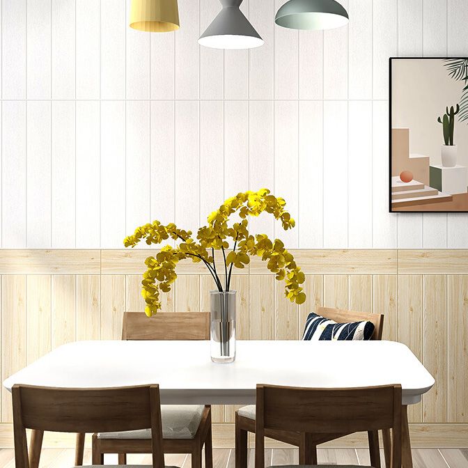 Sikunuo | Modern Wall Access Panel Peel and Press Wall Access Panel with Wood Look