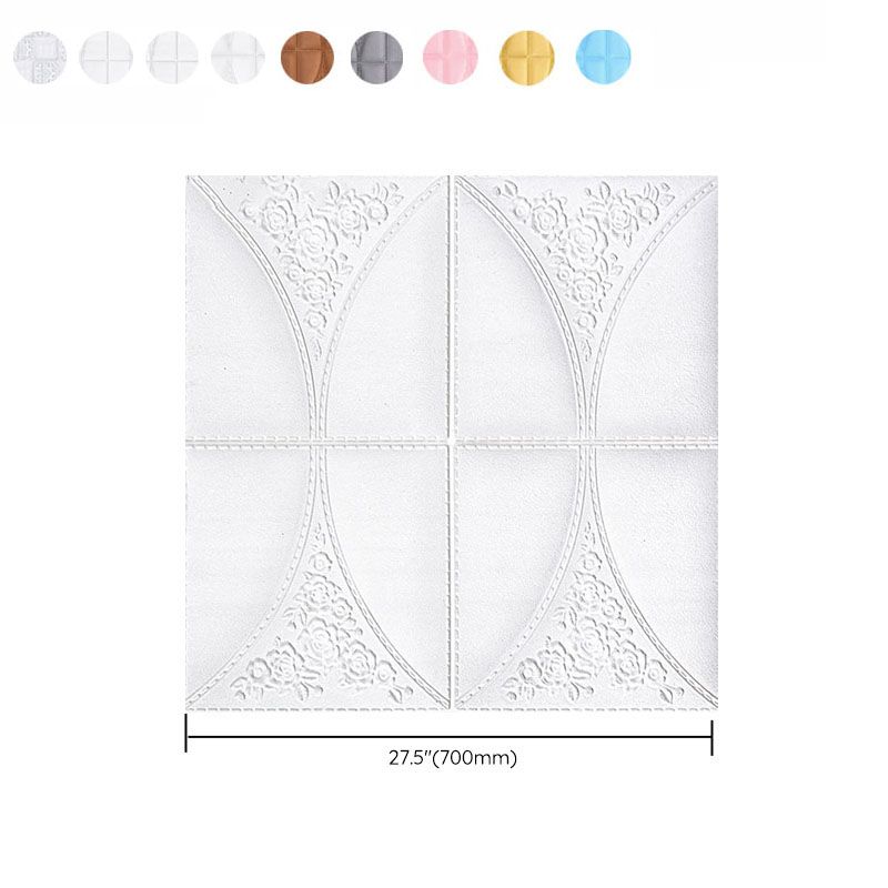 Sikunuo | Contemporary Wall Plank 3D Brick Wall Panels Waterproof Set of 10