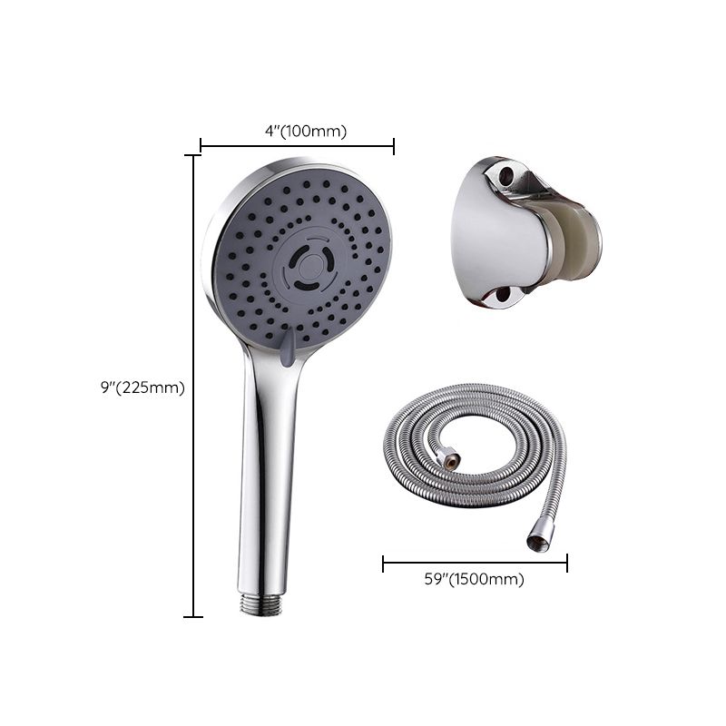 Sikunuo | Round Shower Head Plastic Shower Head with Adjustable Spray Pattern