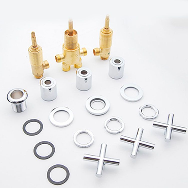 Sikunuo | Contemporary Bathroom Faucet Deck Mount Copper Low Arc Swivel Roman Bathtub Faucet Set
