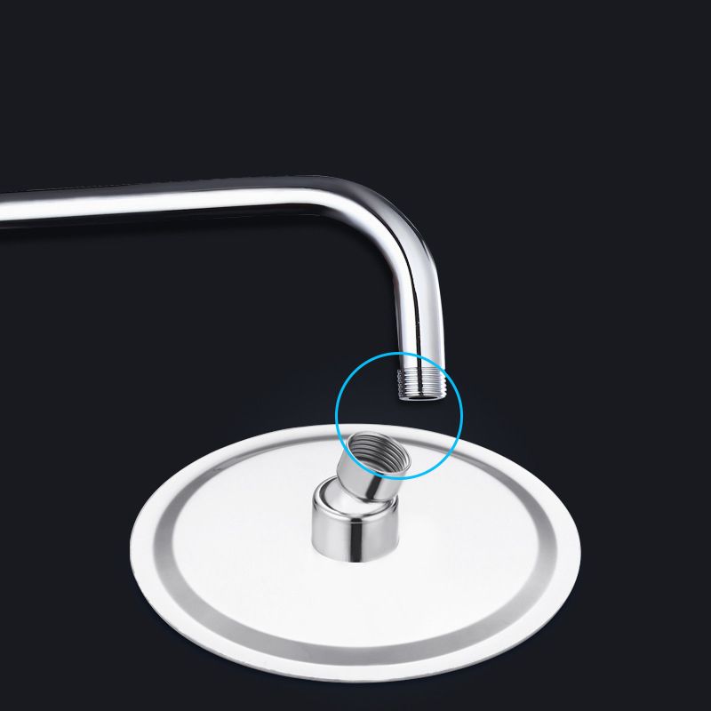 Sikunuo | Wall-mounted shower head stainless steel fixed shower head with shower arm