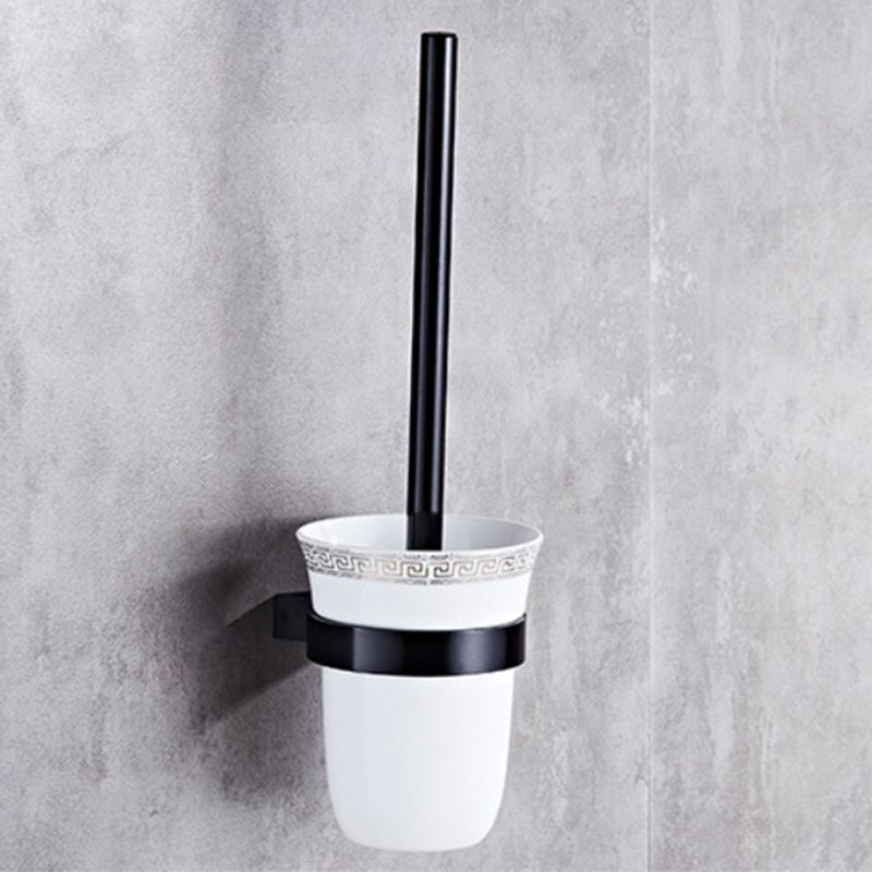 Sikunuo | Modern 5/6-piece bathroom accessory set with bathroom shelf/robe hooks/towel bar
