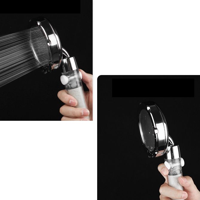 Sikunuo | Silver Hand Shower Standard Round Showerhead Combo
