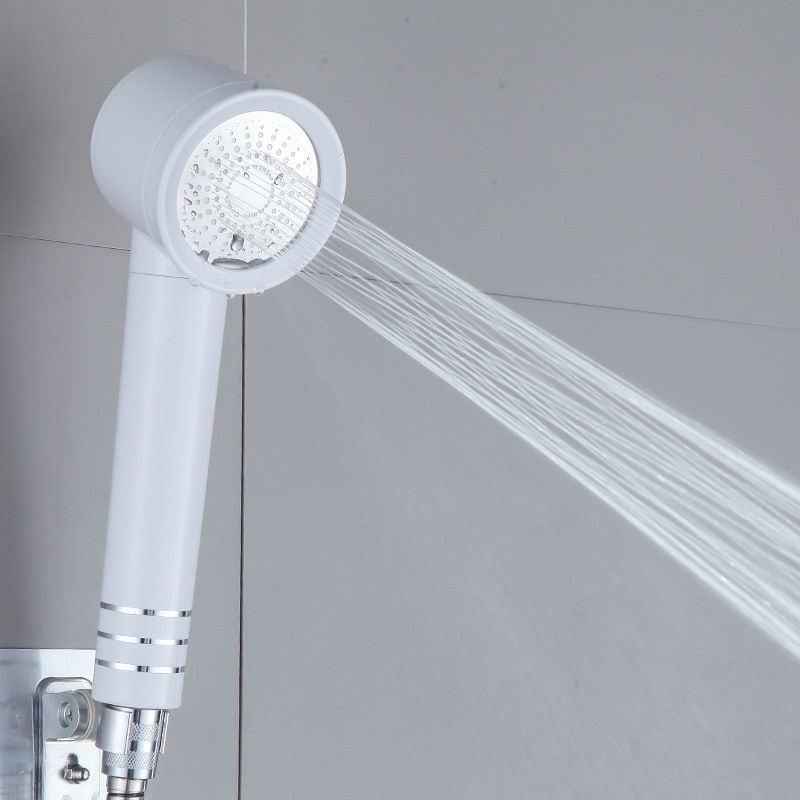Sikunuo | Contemporary Shower Head Combination White Adjustable Hand Shower