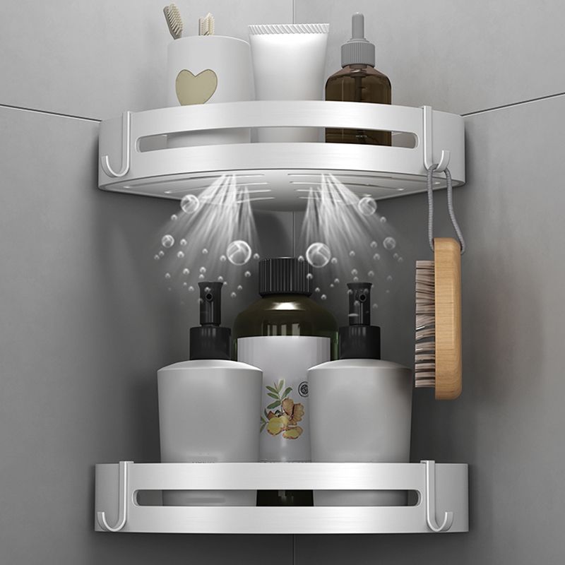 Sikunuo | Silver Bathroom Set Modern Rust Protection Bathroom Accessories Single or as a Set