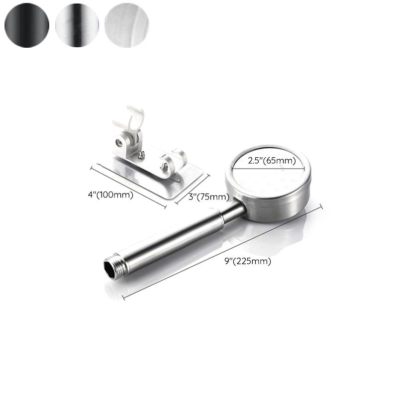 Sikunuo | Modern Shower Head Stainless Steel Round Metal Handheld Shower Head