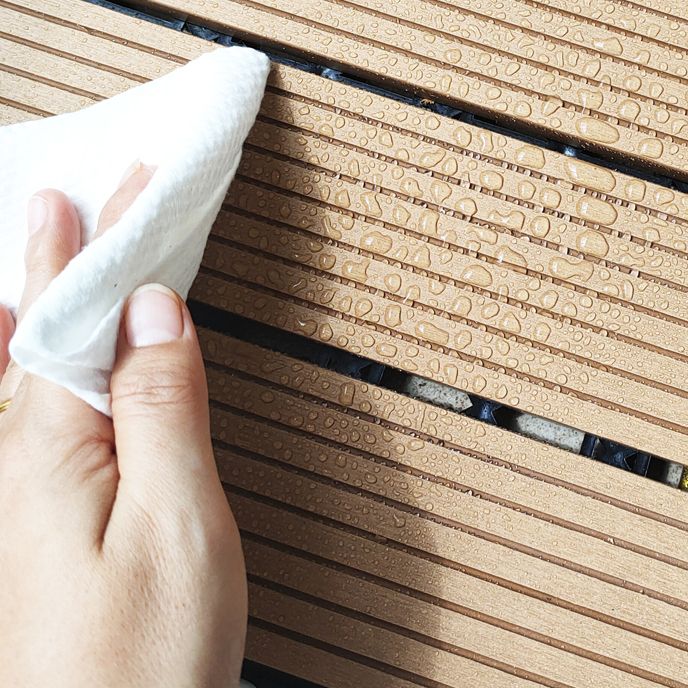Sikunuo | 11 Pack 12" X 12" Square Deck/Patio Tiles Snap Fit for Outdoor Patio Tiles
