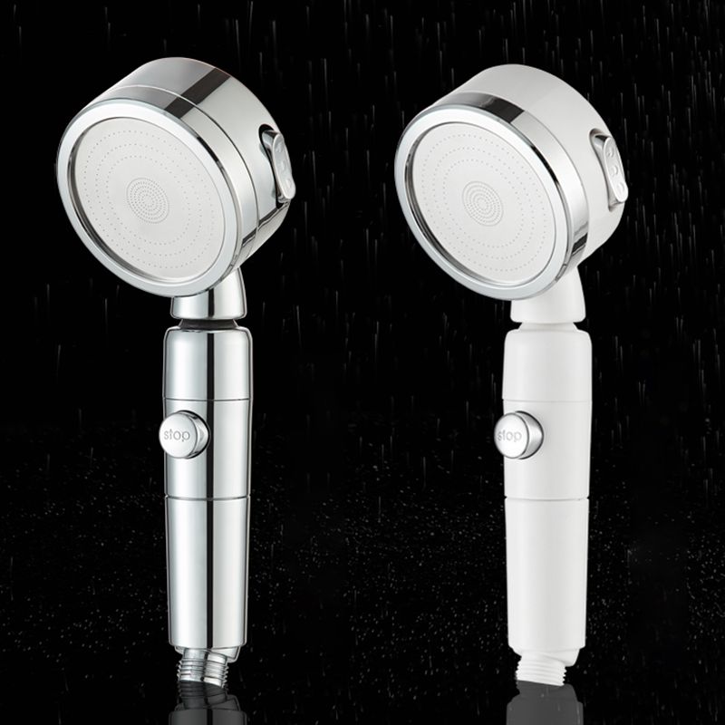 Sikunuo | Contemporary 3 Jet Shower Head Adjustable Spray Pattern Rotatable Handheld Shower