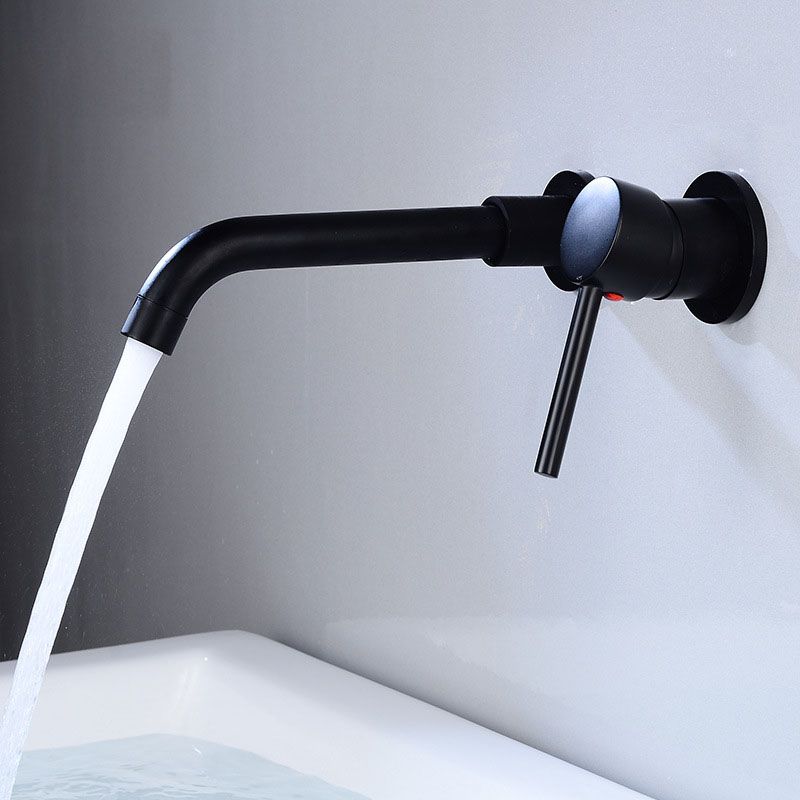 Sikunuo | Wall mounted metal bathtub faucet single lever swivel bathtub tap trim