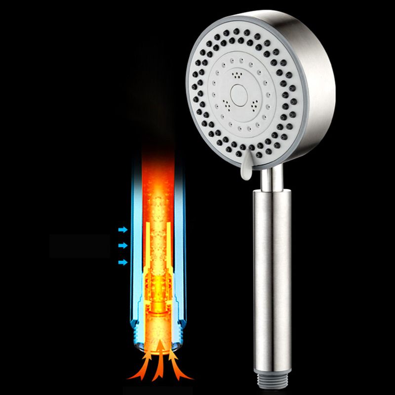Sikunuo | Contemporary Shower Head 304 Stainless Steel Round Hand Shower
