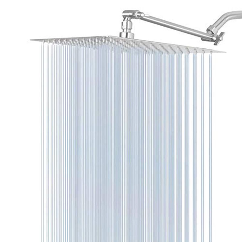 Sikunuo | Stainless Steel Fixed Shower Head Rainfall Wall Mounted Shower Head with Extension Arm