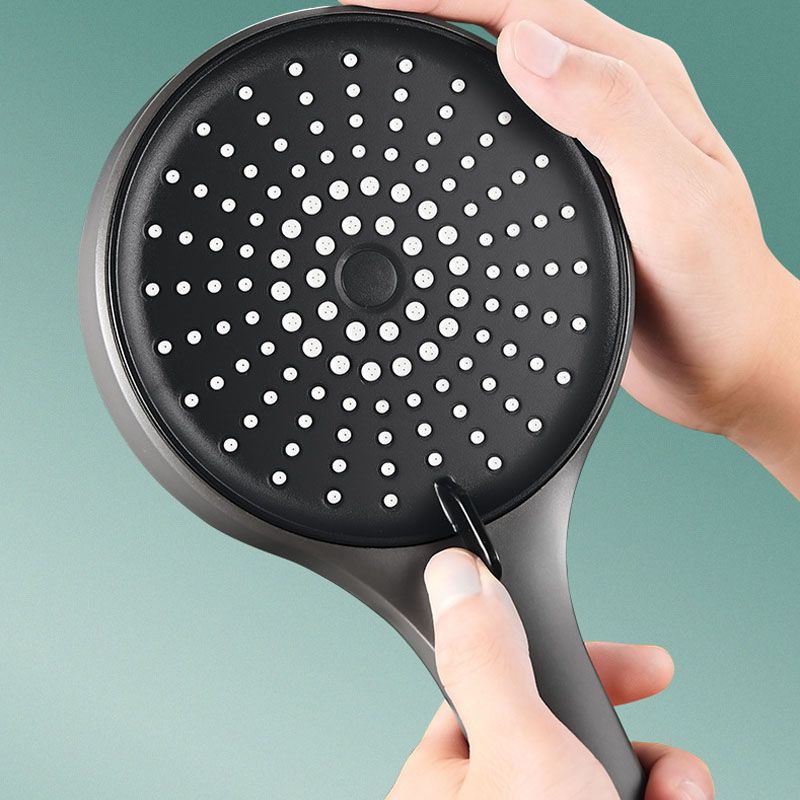 Sikunuo | Plastic Hand Shower Round Handheld Showerhead with Self-Cleaning