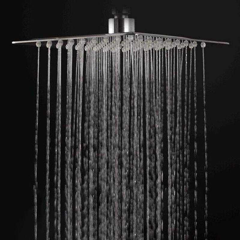 Sikunuo | Metal Fixed Shower Head Modern Bathroom Ceiling Mount Shower Head