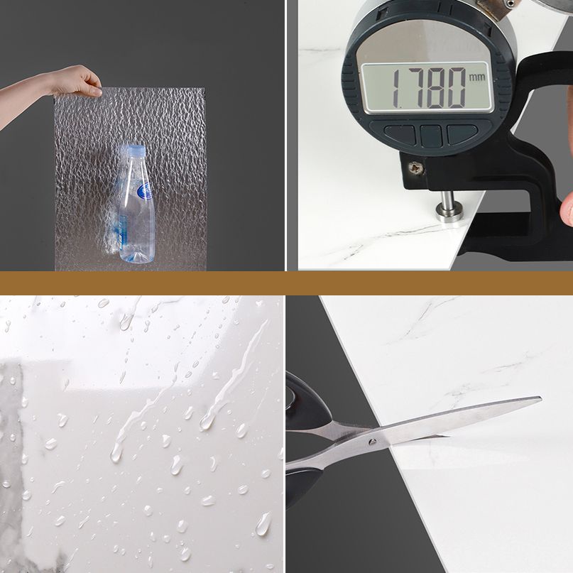 Sikunuo | Modern Pearl Wall Bowls PVC Wall Access Panel for Peeling and Sticking for Bathroom and Kitchen