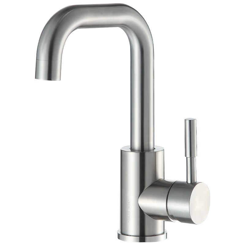 Sikunuo | Deck Mounted Copper Bathtub Faucet Low Arc Central Bathtub Filler Trim