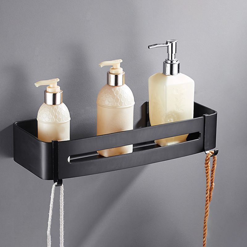 Sikunuo | Matt Black Modern Bathroom Accessory Set, Set of 3, Bathroom Shelf