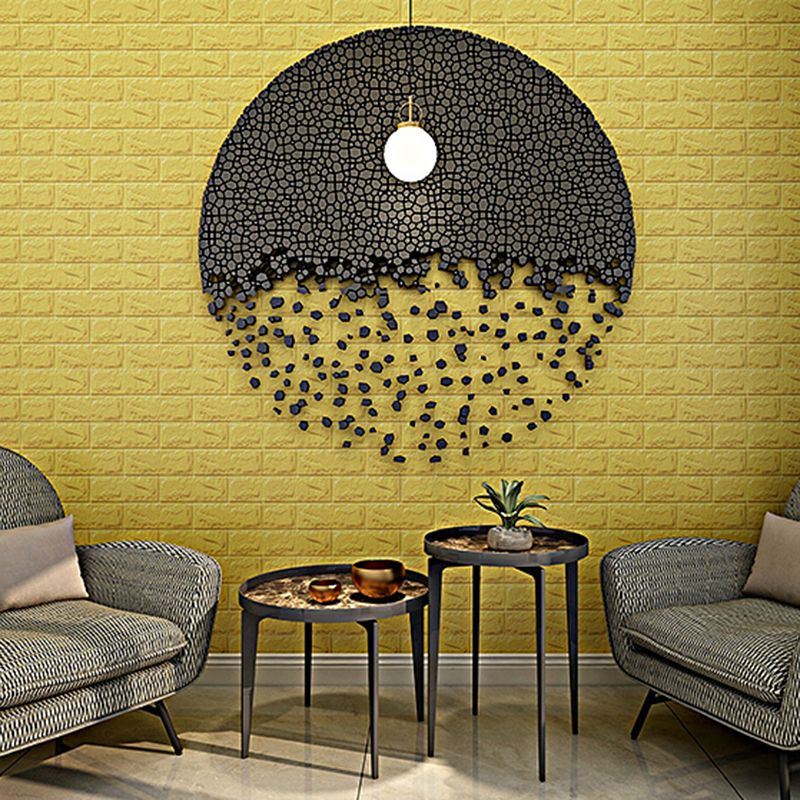 Sikunuo | Modern Wall Tile PVC 3D Embossing Self-Adhesive Waterproof Interior Wall Panel