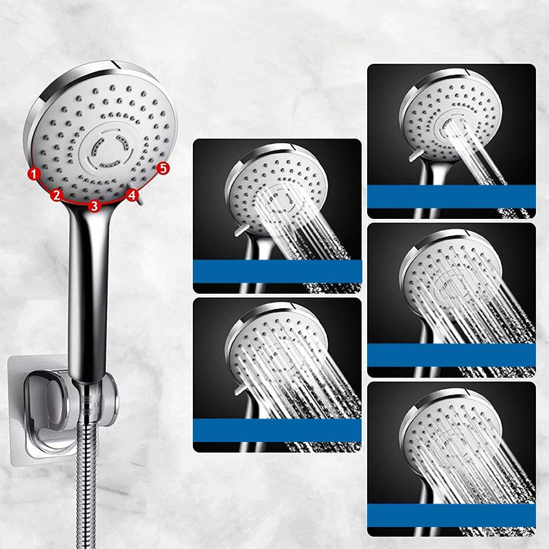 Sikunuo | Modern shower combination spray 5 setting patterns handheld shower head with large shower head
