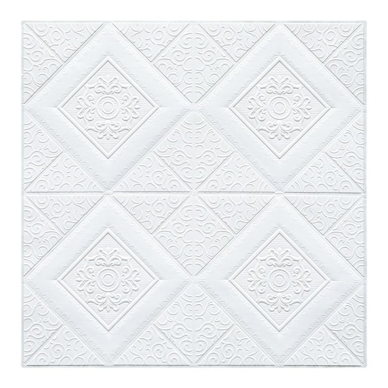 Sikunuo | 3D embossed interior wall covering Self-adhesive geometric texture wall covering