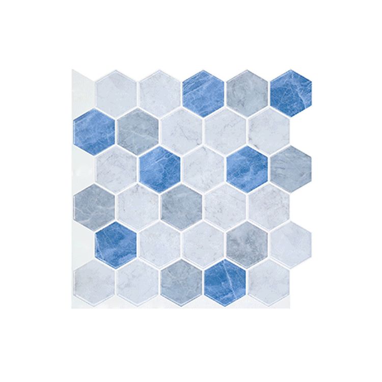Sikunuo | Square Peel and Stick Back Wall Modern Plastic Peel and Stick Back Wall