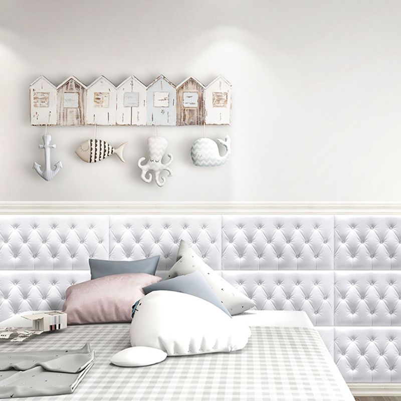Sikunuo | Contemporary Wall Panel Textured Wall Interior Waterproof Upholstered Panel