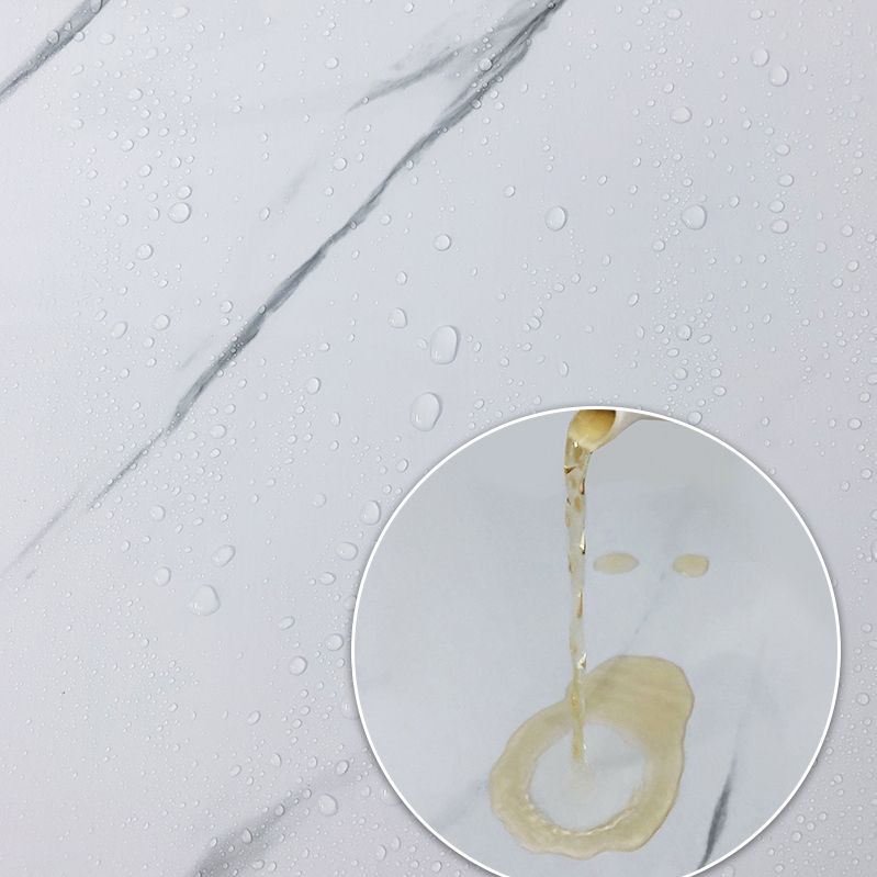 Sikunuo | Stain Resistant Peel & Stick Tile Marble Effect Single Tile for Kitchen Backsplash