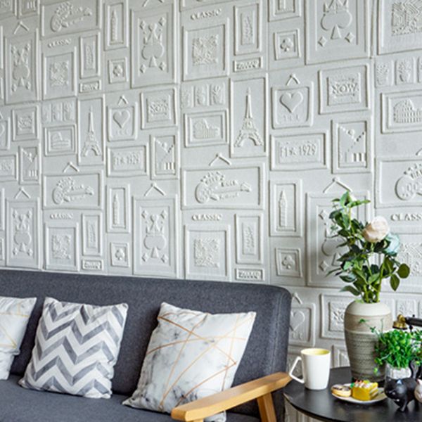 Sikunuo | Interior Wall Cladding 3D Print Peel and Stick Waterproof Wall Panel