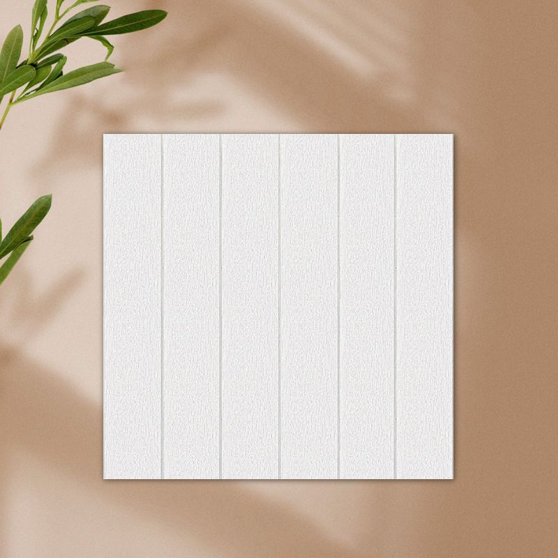 Sikunuo | Solid color 3D embossed wall panel waterproof foam interior wall tile