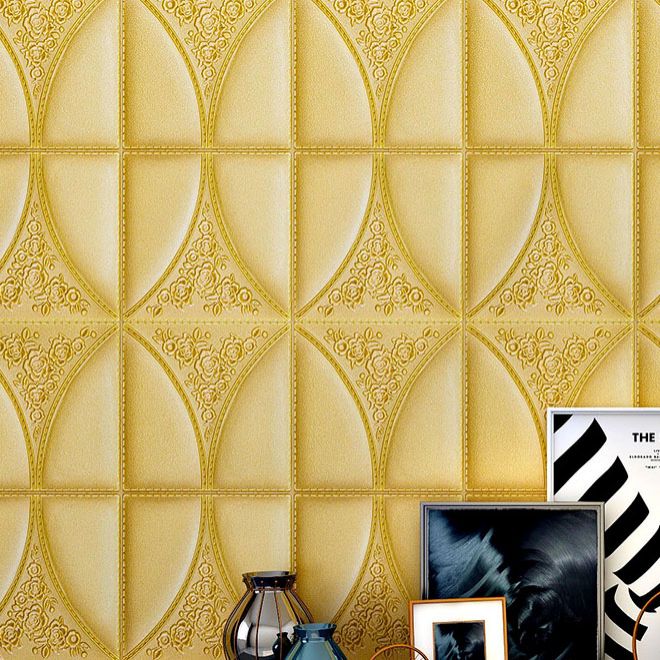 Sikunuo | Contemporary Wall Plank 3D Brick Wall Panels Waterproof Set of 10