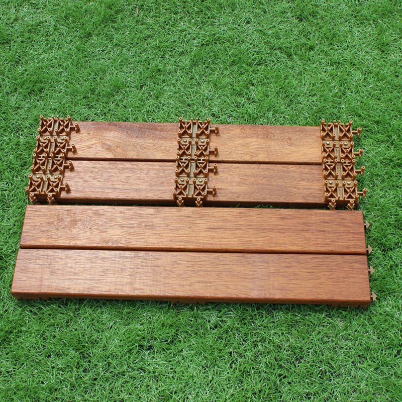Sikunuo | Basic Wood Tile Set Composite Layable Patio Tiles