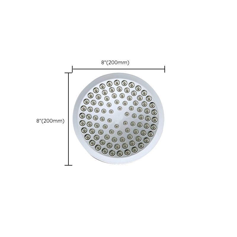Sikunuo | Contemporary round fixed wall shower head Silver shower head