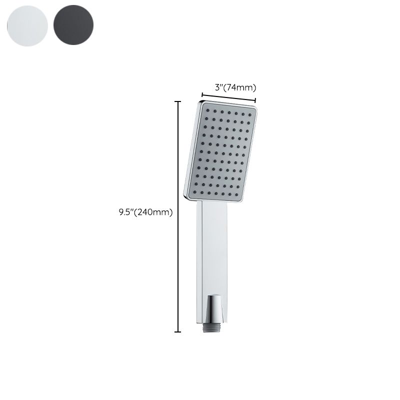 Sikunuo | Contemporary Handheld Supercharged Showerhead Square Turbo Spray Head