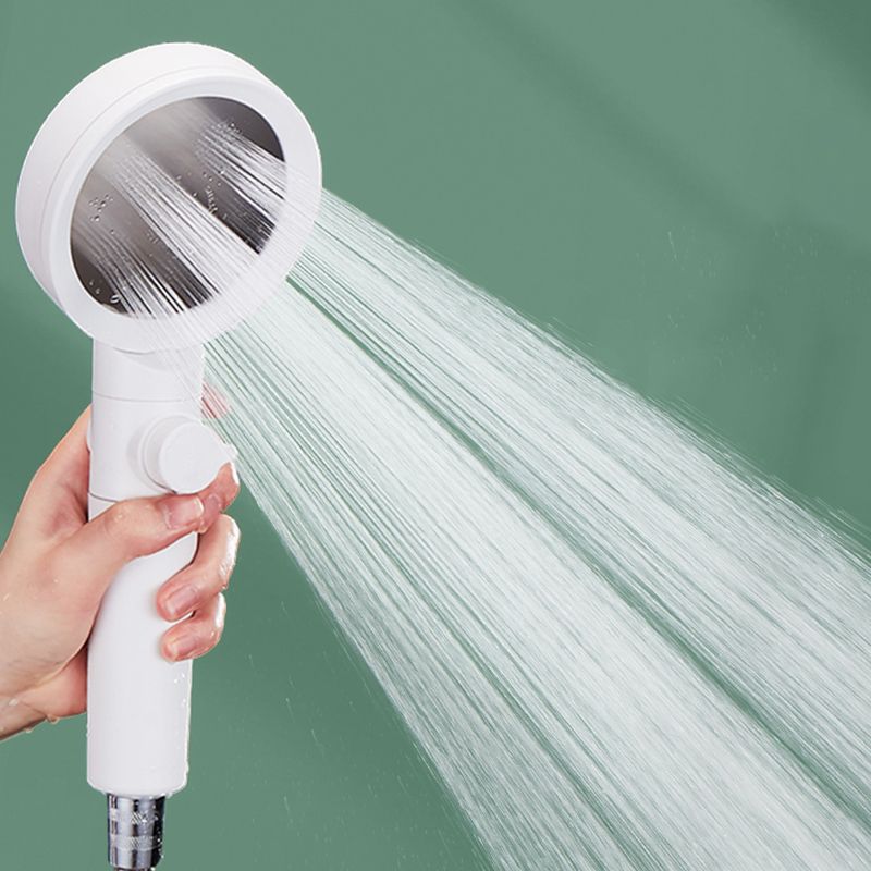Sikunuo | Handheld Shower Adjustable Spray Pattern White Round Showerhead