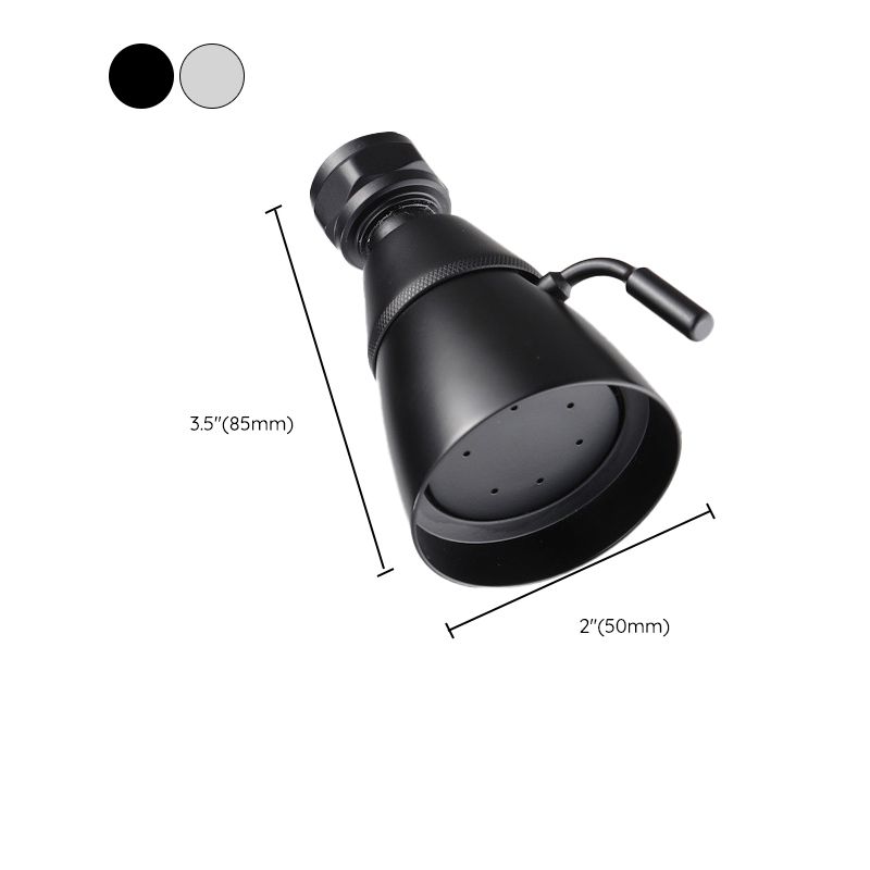 Sikunuo | Round shower head made of stainless steel in silver wall-mounted shower head