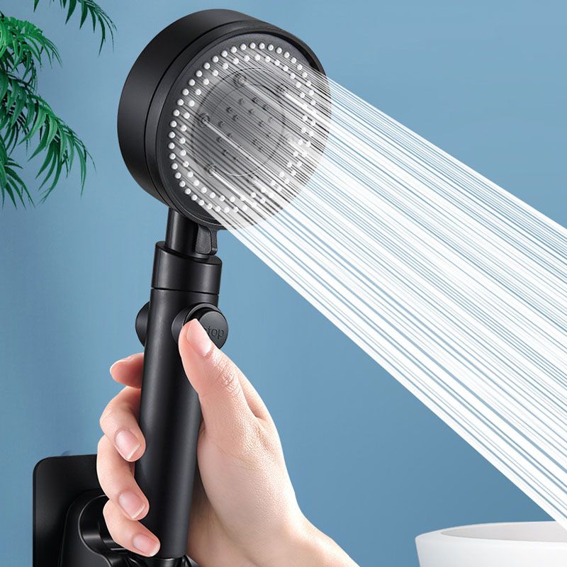 Sikunuo | Contemporary Hand Shower Plastic Round Hand Shower with Self-Cleaning