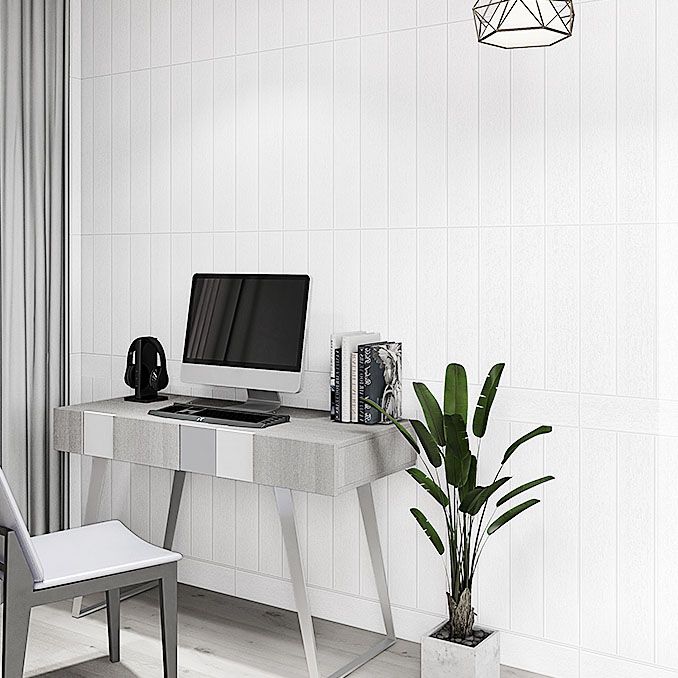 Sikunuo | Modern Wall Paneling Peel and Stick Wood Look Design Rectangular Wall Paneling