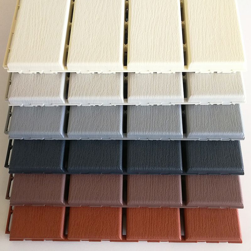 Sikunuo | 4-Slat 12" X 12" PVC Floor Tiles Connection Installation Floor Tiles