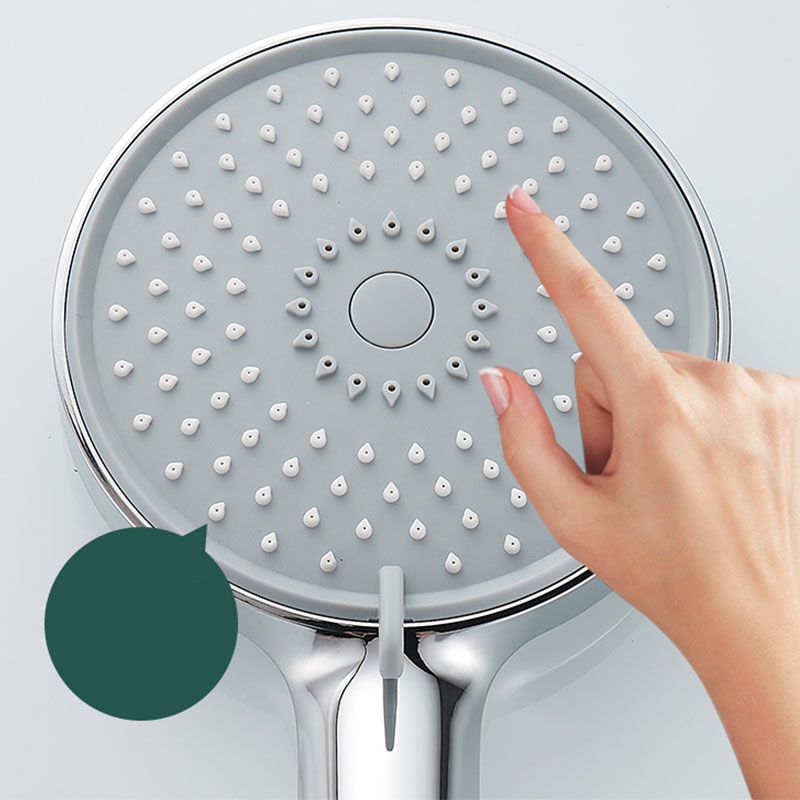 Sikunuo | Round Handheld Shower Head with Self-Cleaning Wall-Mounted Shower Head