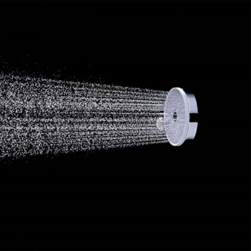 Sikunuo | Matt Black Hand Shower Modern 3-Stream Round Wall Mounted Hand Shower