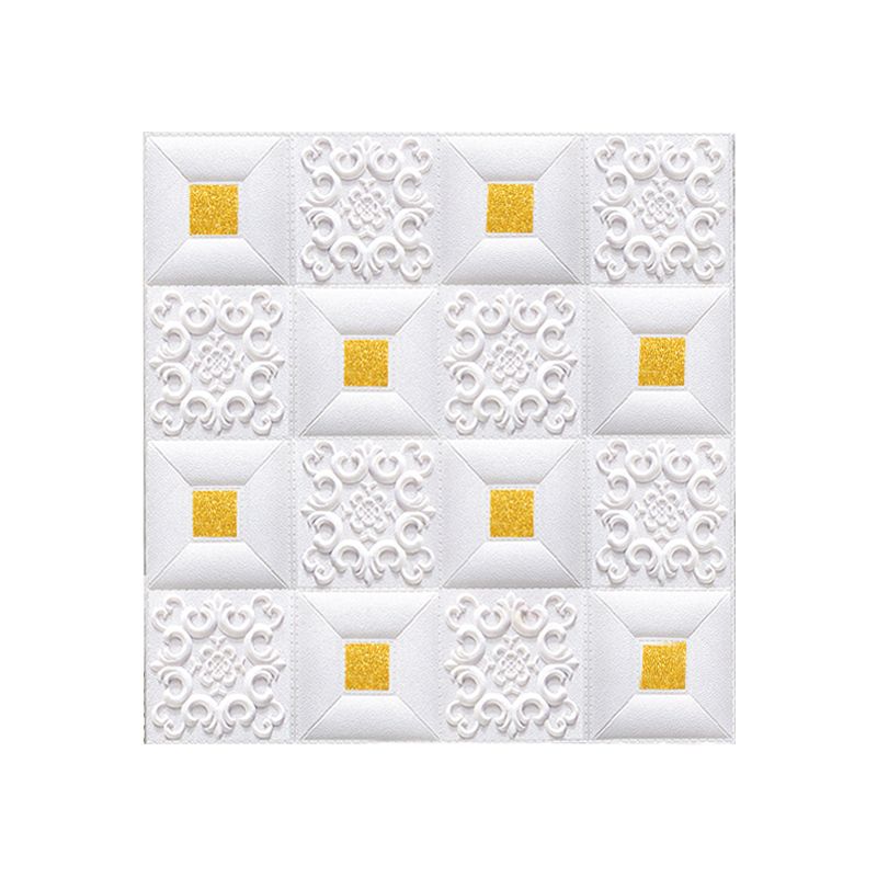 Sikunuo | Modern Pearl Wall Bowls PVC Wall Access Panel Peel and Stick Wall Tile Set of 10