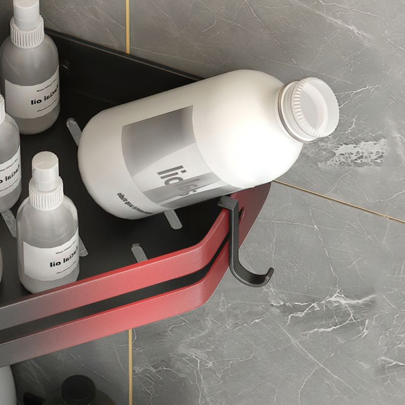 Sikunuo | Modern 2/3-piece Bathroom Set Stainless Steel Triangle Bath Shelf made of Aluminum