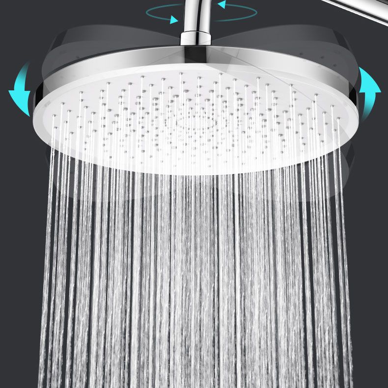 Sikunuo | Round Fixed Shower Head High Flow Aerated Wall Mount Shower Head