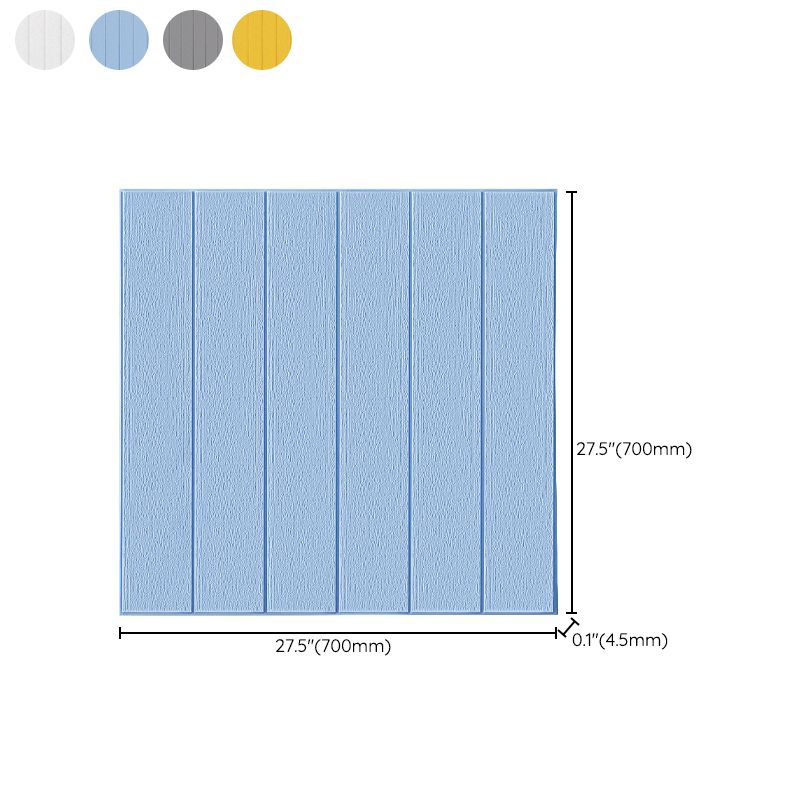 Sikunuo | Solid color 3D embossed wall panel waterproof foam interior wall tile
