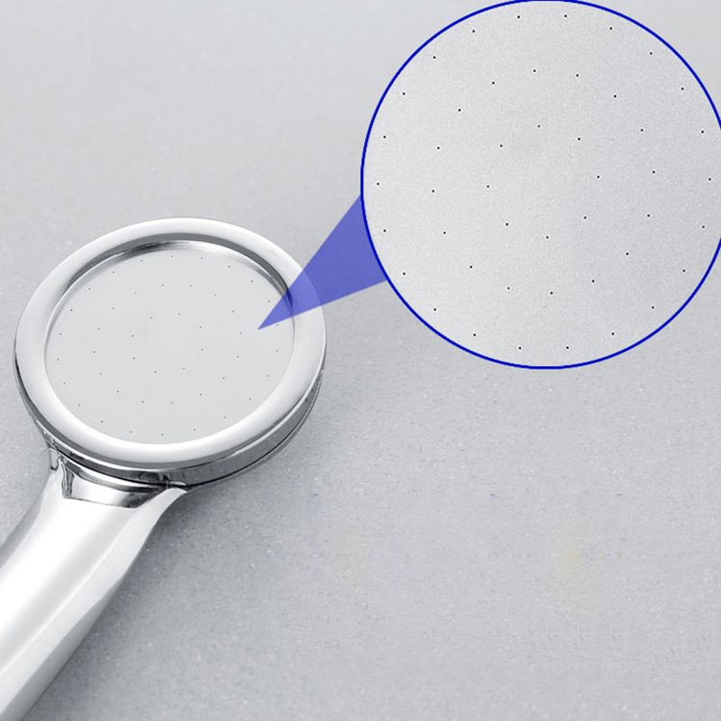 Sikunuo | Contemporary Silver Round Shower Head Water Efficient Standard Spray Head