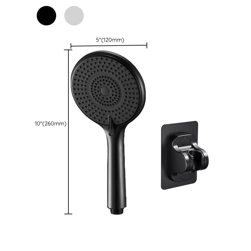 Sikunuo | Round Shower Head Plastic Handheld Shower with Adjustable Spray Pattern