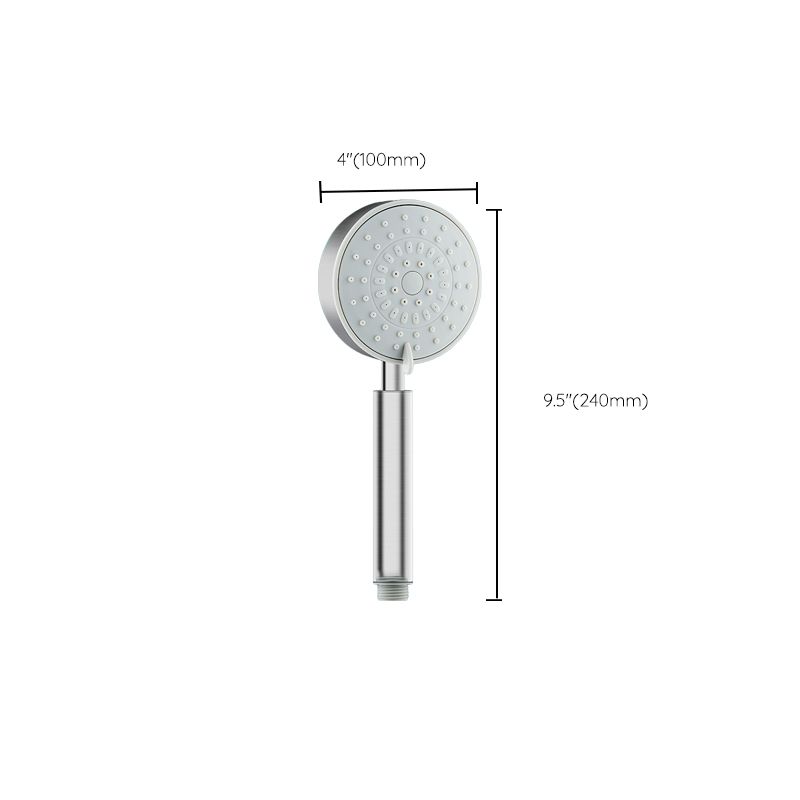 Sikunuo | Stainless Steel Round Hand Shower Adjustable Spray Pattern Shower Head