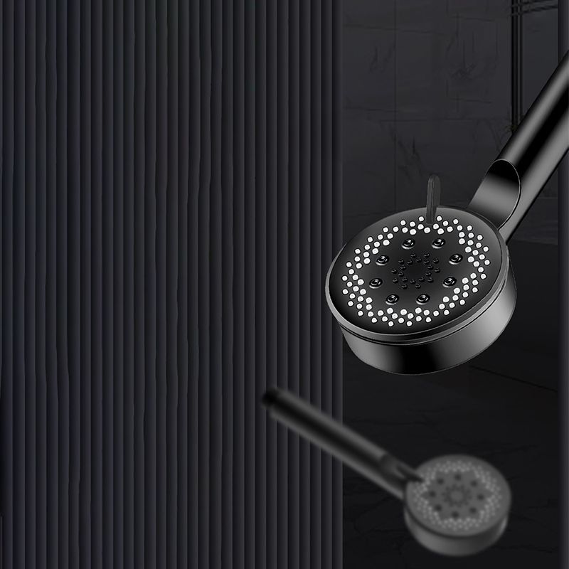 Sikunuo | Classic Plastic Shower Head 5 Settings Round Handheld Shower Heads